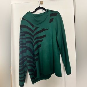 Black and green sweater